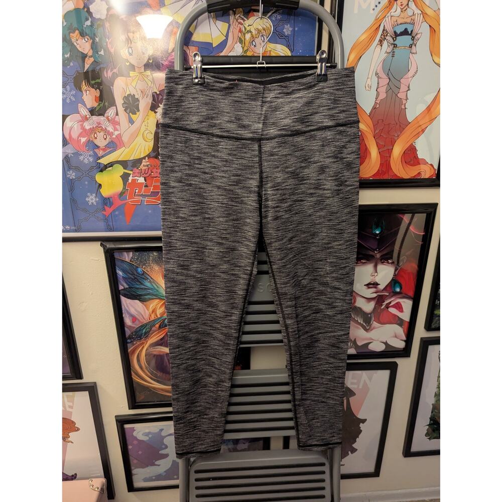 Victoria's Secret Grey Marbled Workout Leggings Sz L